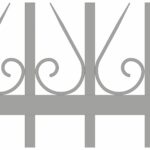 DEMI-VOLUTE ENTRE BARREAUX